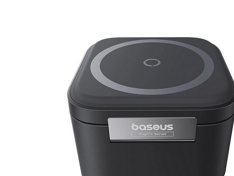 Baseus MagPro 3in1 25W MagSafe Compatible Inductive Charger for Phone and Smartwatch - Black