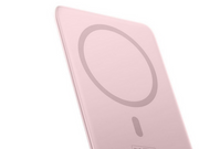 Baseus PicoGo AM41 5000mAh 20W Ultra-Slim Power Bank MagSafe Compatible with Simple USB-C 60W 30cm Cable - Pink - 5000 mAh