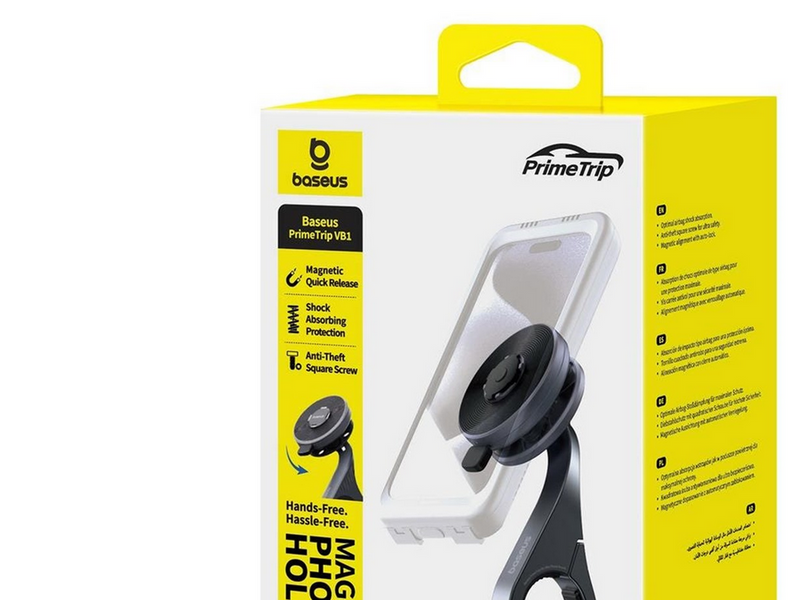 Baseus PrimeTrip VB1 Magnetic Handlebar Phone Holder - Gray