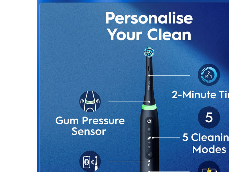 Oral-B Elektrische Zahnbürste iO5 Matt Black