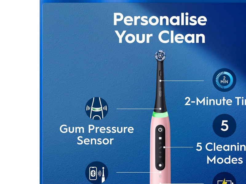 Oral-B Elektrische Zahnbürste iO5 Blush Pink
