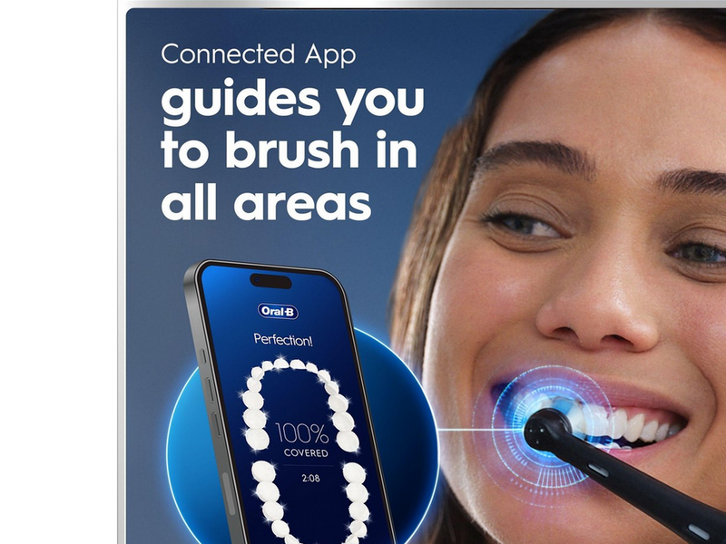 Oral-B Elektrische Zahnbürste iO6 Black Lava + 1 Extra Refill