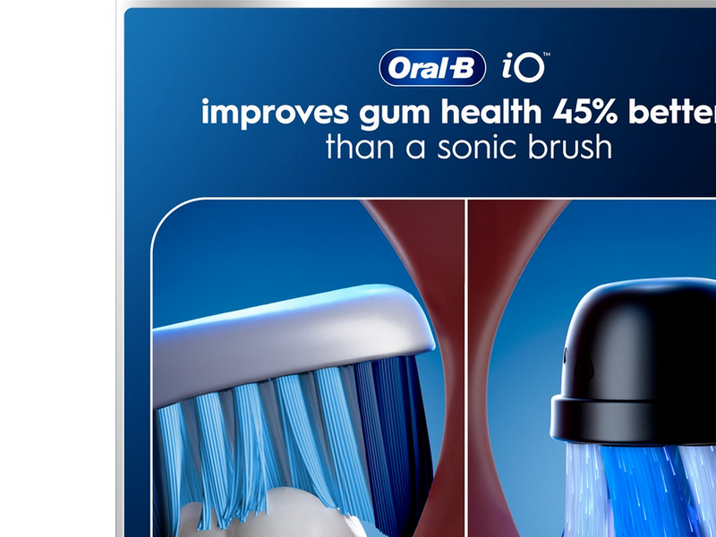Oral-B Elektrische Zahnbürste iO6 Black Lava + 1 Extra Refill