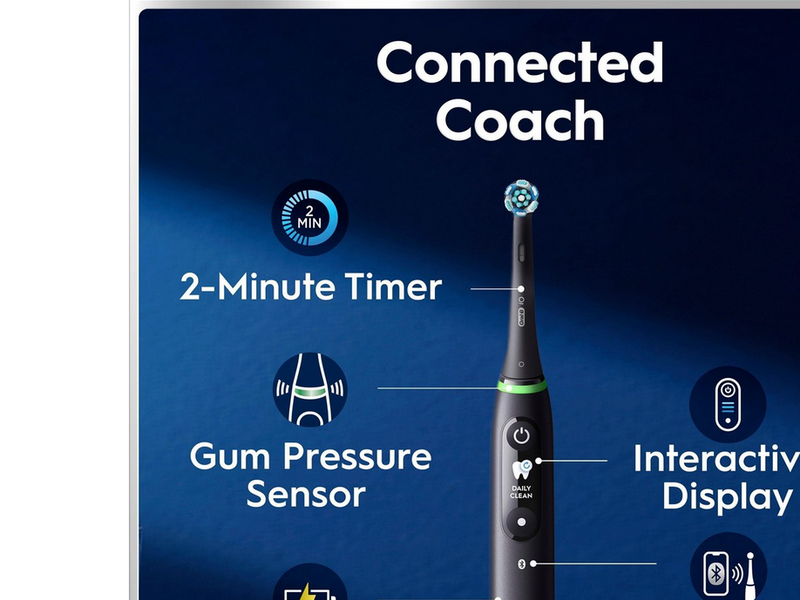 Oral-B Elektrische Zahnbürste iO6 Black Lava + 1 Extra Refill