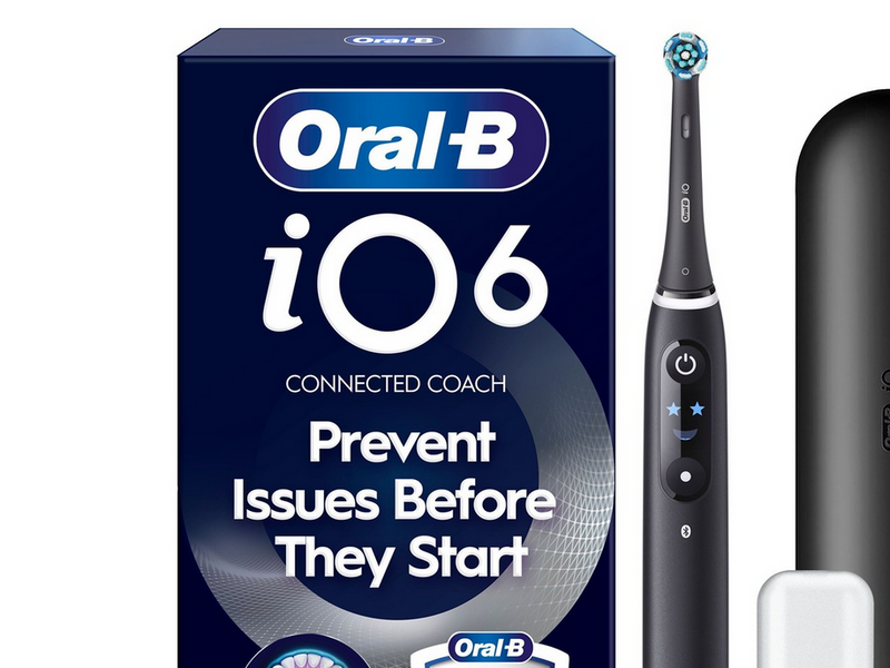 Oral-B Elektrische Zahnbürste iO6 Black Lava + 1 Extra Refill