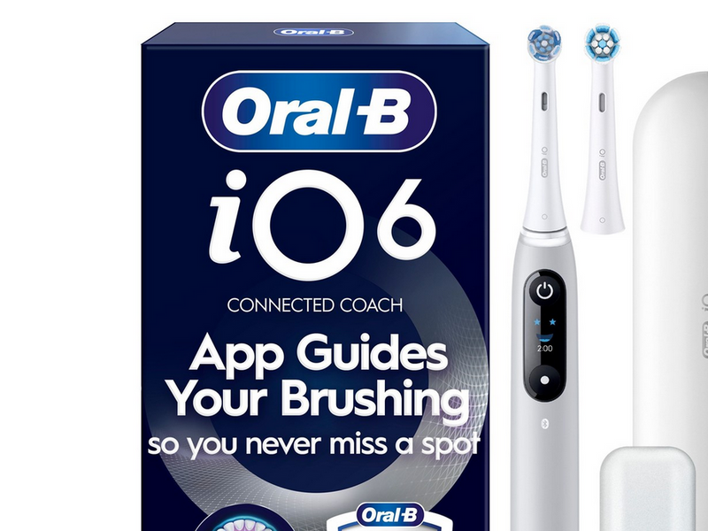 Oral-B Elektrische Zahnbürste iO6 Grey Opal + 1 Extra Refill