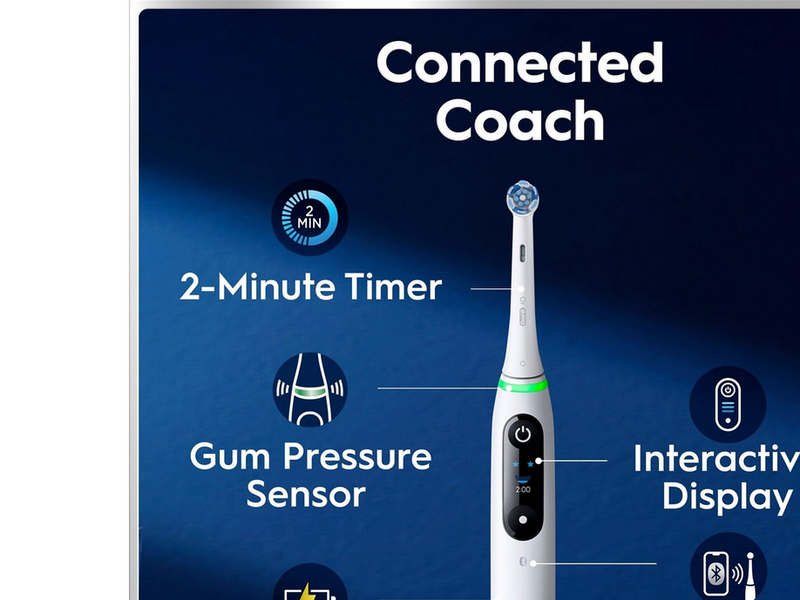 Oral-B Elektrische Zahnbürste iO6 White + 1 Extra Refill
