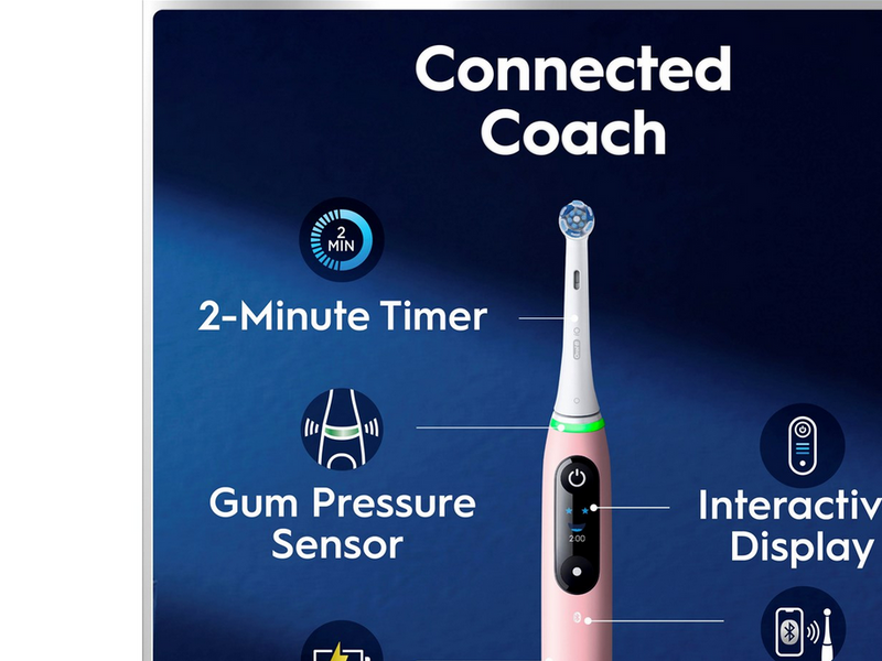 Oral-B Elektrische Zahnbürste iO6 Series Pink Sand Sensitive + 1 Extra Refill