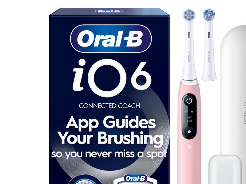 Oral-B Elektrische Zahnbürste iO6 Series Pink Sand Sensitive + 1 Extra Refill
