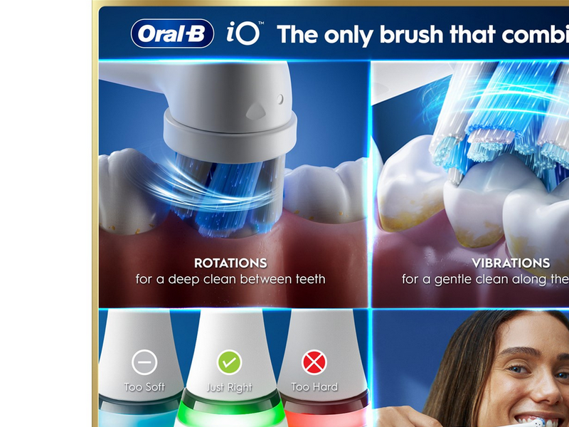 Oral-B Elektrische Zahnbürste iO9 White Alabaster + 1 Extra Refill