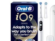 Oral-B Elektrische Zahnbürste iO9 White Alabaster + 1 Extra Refill