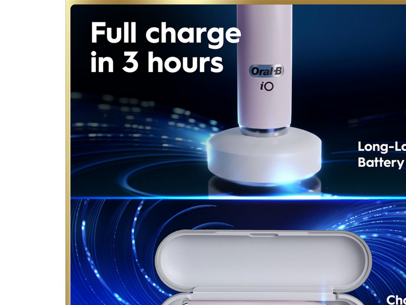Oral-B Elektrische Zahnbürste iO9 Rose Quartz + 1 Extra Refill