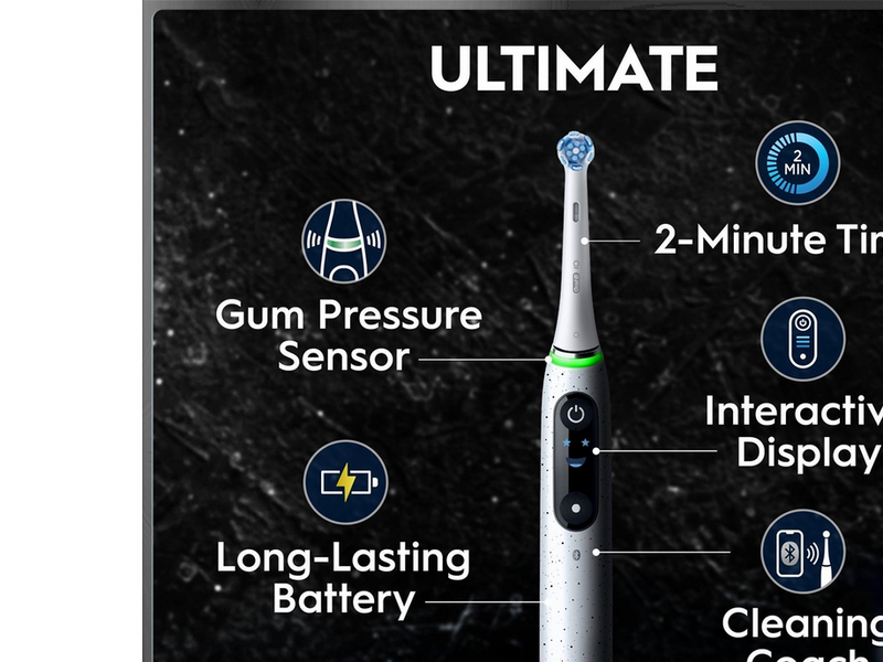 Oral-B Elektrische Zahnbürste iO10 Stardust White