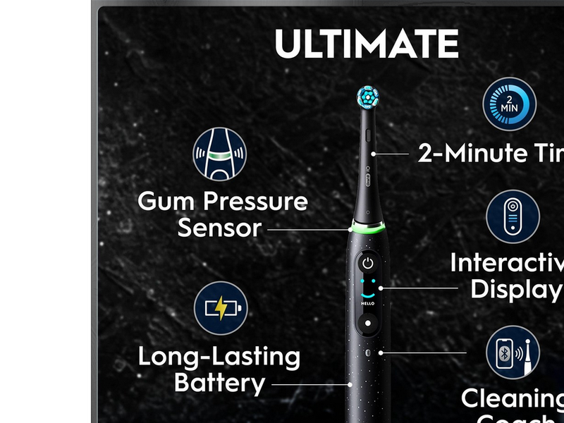 Oral-B Elektrische Zahnbürste iO10 Cosmic Black