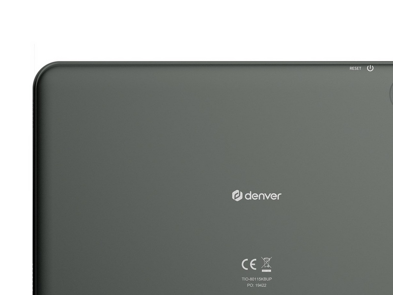 DENVER TIO-80115KBUP BLUE/PINK - 8" Octa Core tablet with Android 16GMS & included bumper in blue and pink