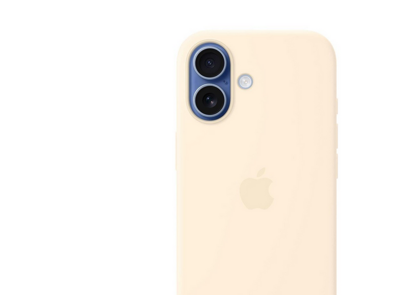 Apple iPhone 17 Silicone Case with MagSafe – Vanilla