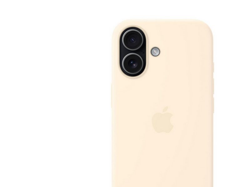 Apple iPhone 17 Silicone Case with MagSafe – Vanilla