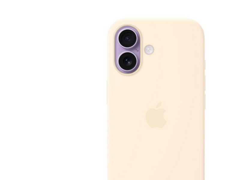 Apple iPhone 17 Silicone Case with MagSafe – Vanilla