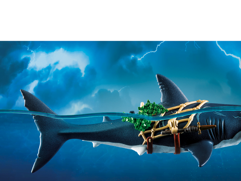 Playmobil Riesenhai mit Pirat