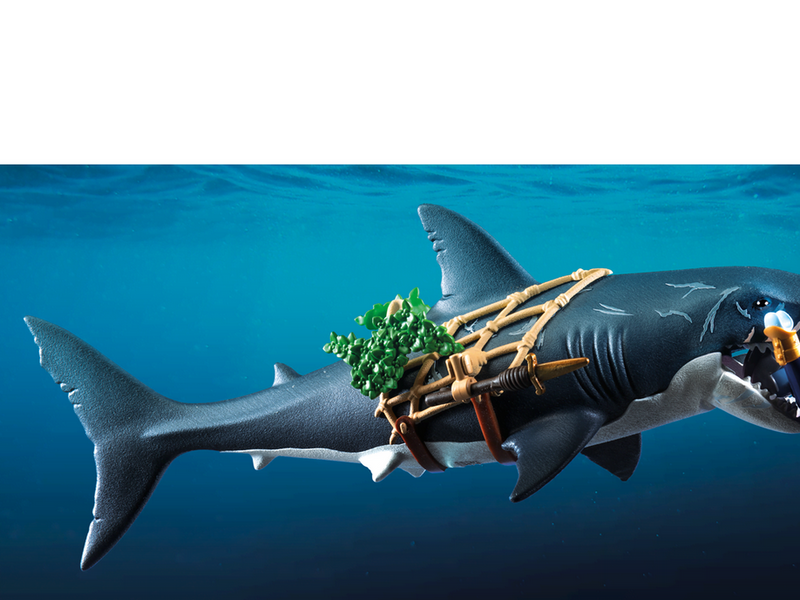 Playmobil Riesenhai mit Pirat