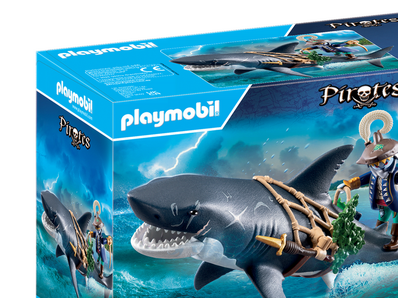 Playmobil Riesenhai mit Pirat