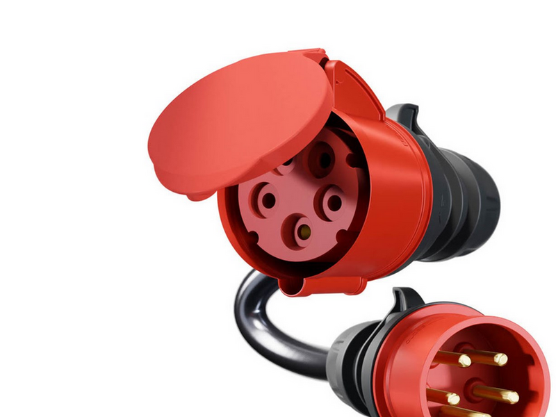 go-e Gemini flex 22 kW adapter CEE red 16 A
