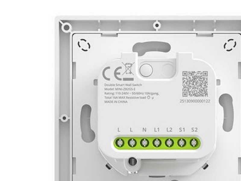 Sonoff MINI-ZB2GS-E ZigBee Dual Channel Wall Switch