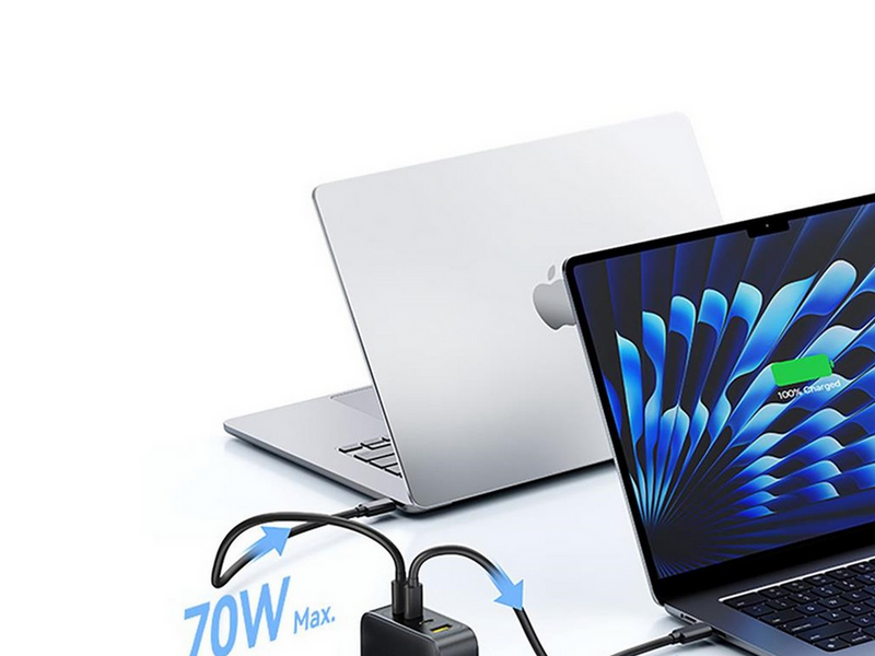 Baseus EnerFill FH11 GaN 140W Wall Charger 3xUSB-C + 1xUSB-A - Black