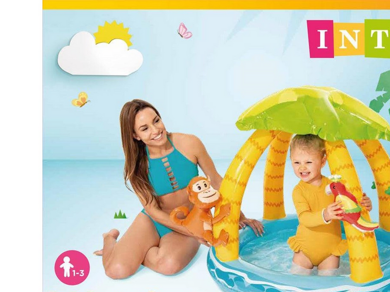 Intex Tropical Island Baby-Pool 45L 102x86cm