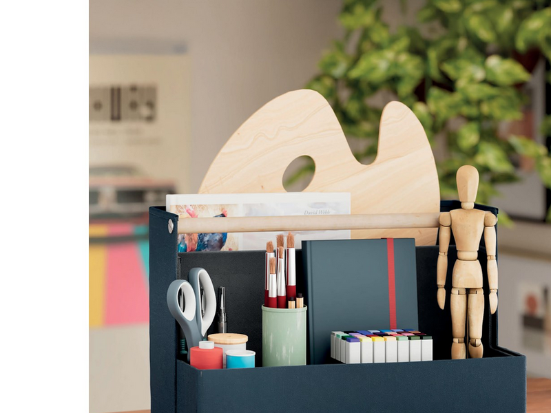 Leitz Schreibtisch Organizer mit Griff, aus Stoff