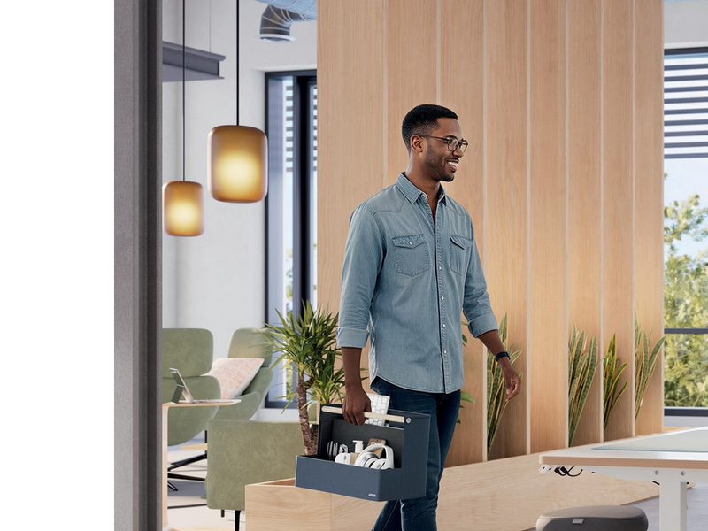 Leitz Schreibtisch Organizer mit Griff, aus Stoff