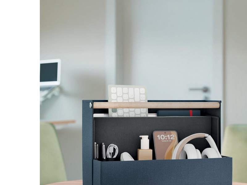 Leitz Schreibtisch Organizer mit Griff, aus Stoff