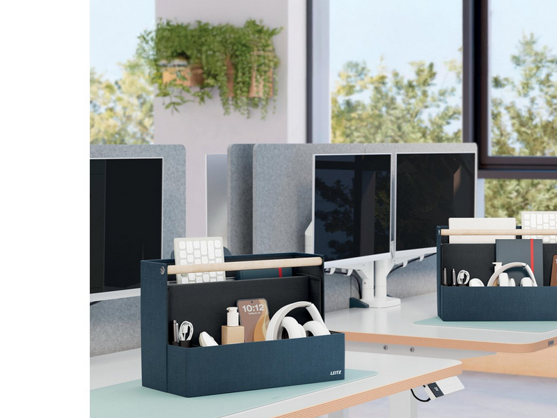 Leitz Schreibtisch Organizer mit Griff, aus Stoff