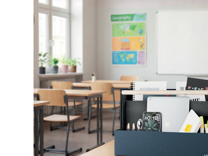 Leitz Schreibtisch Organizer mit Griff, aus Stoff