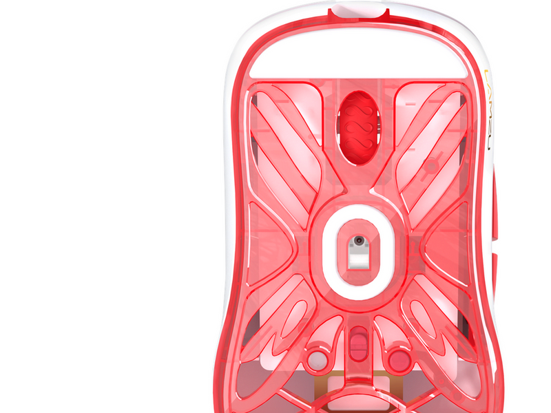 Lamzu Atlantis Mini Champions Edition - Gaming Maus (Rot)