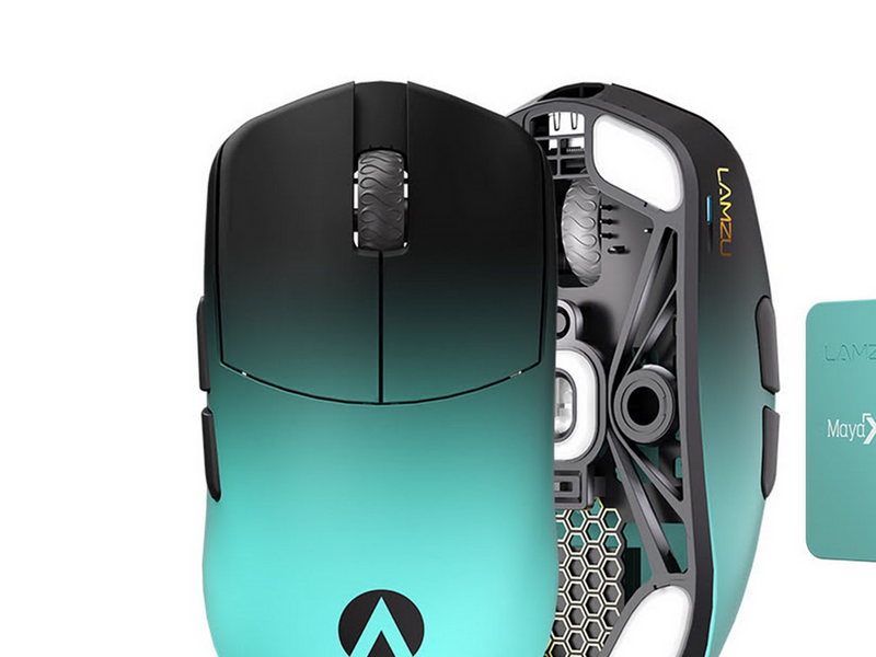 Lamzu Maya X - Gaming Maus (Blau)