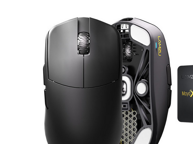 Lamzu Maya X - Gaming Maus (Schwarz)