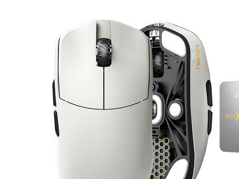 Lamzu Maya X - Gaming Maus (Grau)
