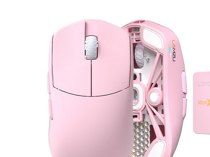 Lamzu Maya X - Gaming Maus (Pink)