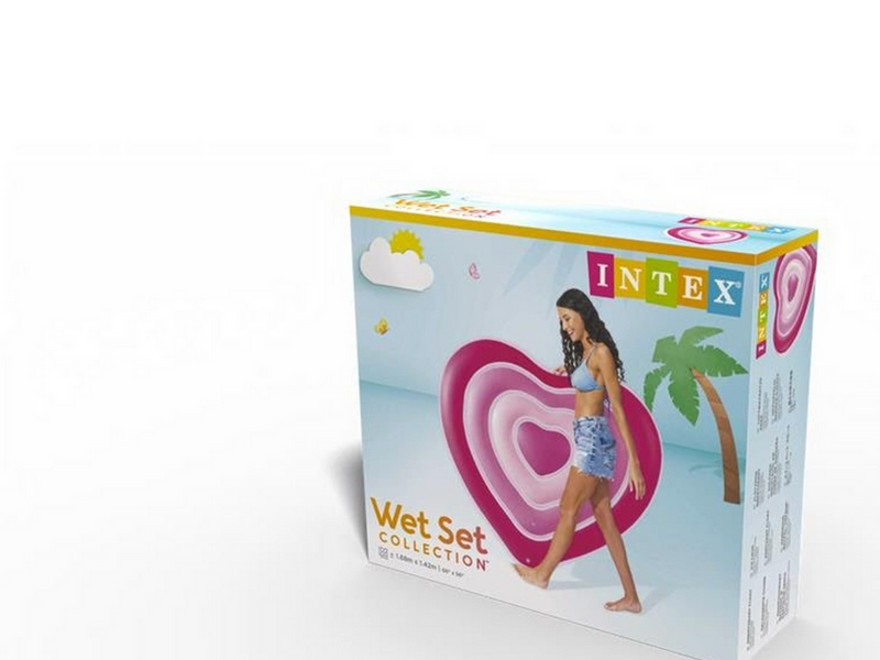 Intex Sweetheart Schwimmreifen, 135x155 cm