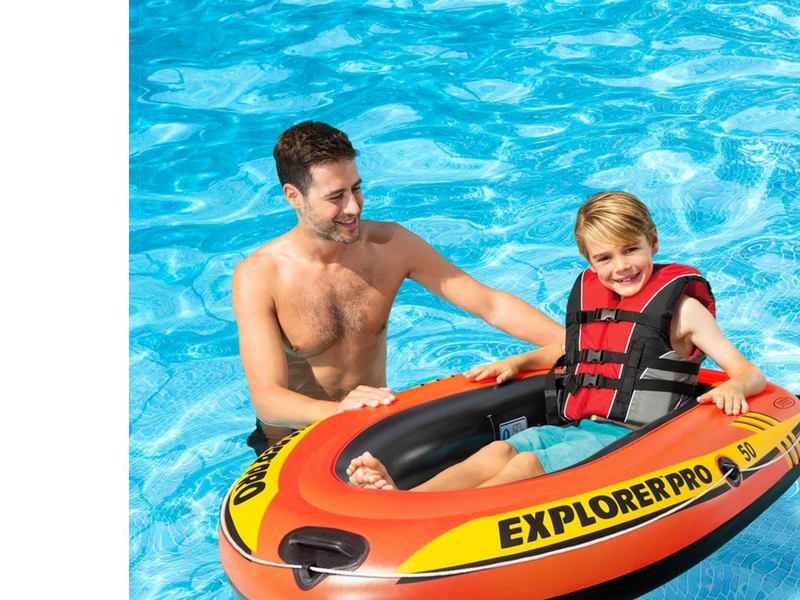 Intex Explorer Pro 50 Boot, max. 40 kg, ohne Ruder, 137x85x23 cm
