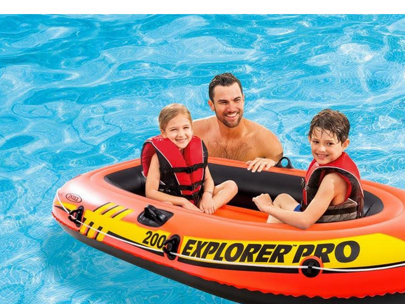 Intex Explorer Pro 200 Boot, 120 kg, ohne Ruder, 196x102x33 cm