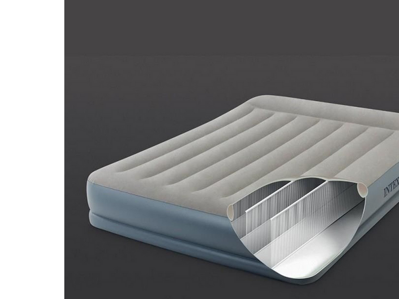 Intex Queen Pillow Rest Mid-Rise Luftbett W/ Fiber-Tech Rp