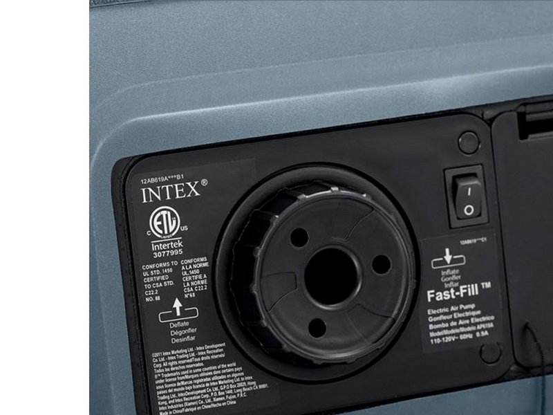 Intex Queen Pillow Rest Mid-Rise Luftbett W/ Fiber-Tech Rp