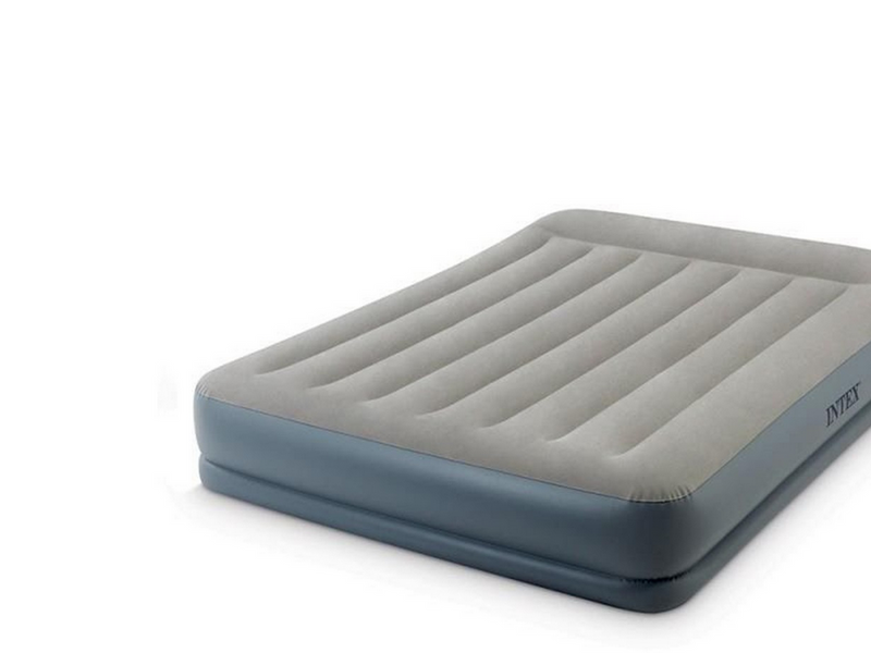 Intex Queen Pillow Rest Mid-Rise Luftbett W/ Fiber-Tech Rp