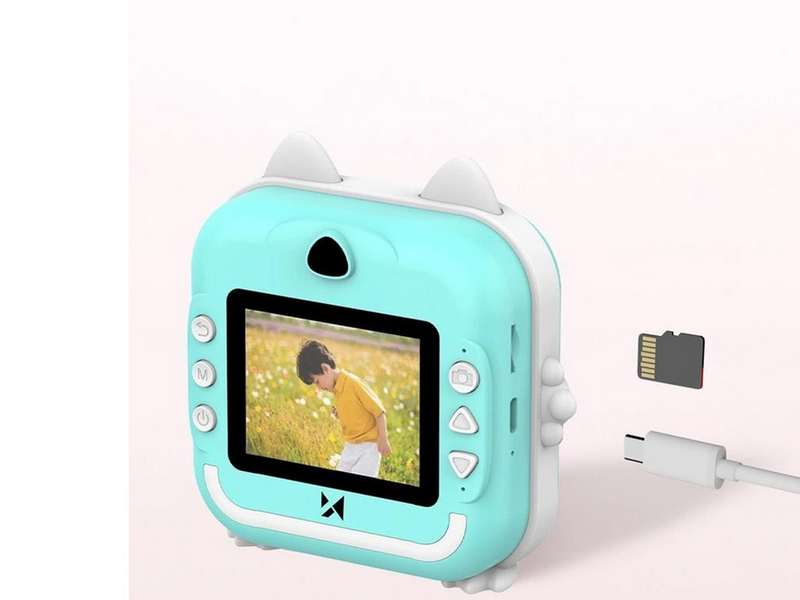 Wozinsky WDT-02 Thermal Printer Camera for Kids - Blue