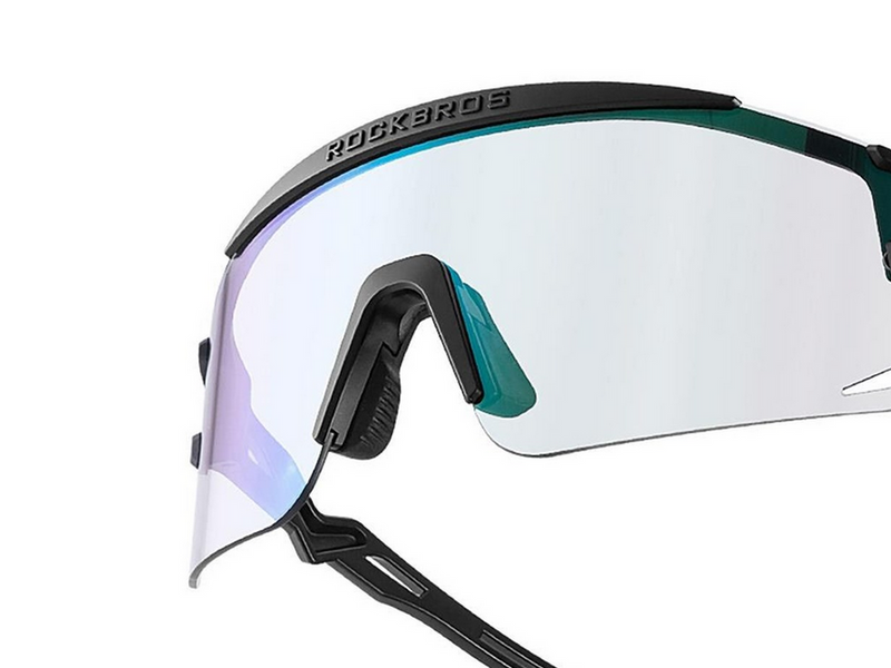 Rockbros Photochromic Cycling Glasses with UV Protection and Corrective Insert - Black