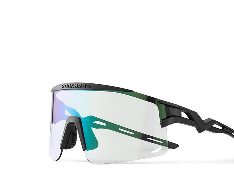 Rockbros Photochromic Cycling Glasses with UV Protection and Corrective Insert - Black