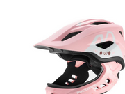 Rockbros TT-32002 Rabbit Children's Bike Helmet with Detachable Chin Size M (54-58) - Pink
