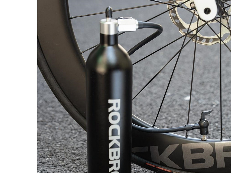 Rockbros Tubeless Tire Inflator 200 PSI 1.2l - Black